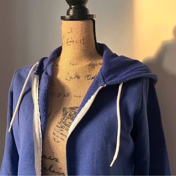 classic bluenotes zip up drawstring hoodie - Picture 3 of 4